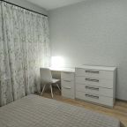 Квартира (Квартира на 15 этаже с панорамным видом), Апартаменты Видовая евродвушка на 15 этаже