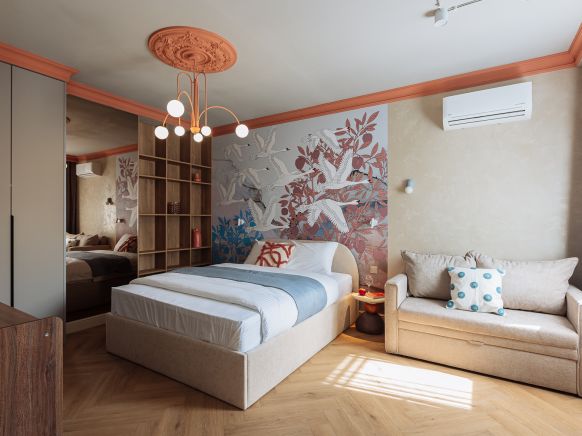 Апартаменты Сказка Гуси лебеди в Malkova Apartments, Калининград