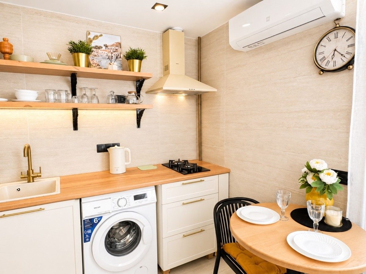 Студио (Для 1 - 4 гостей), Апартаменты Sun City Apartments на Нагорной 12