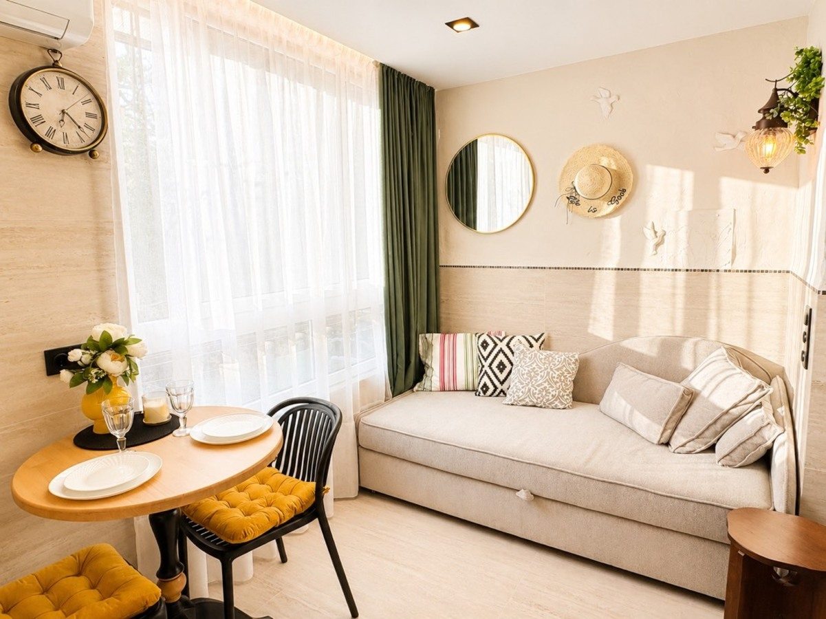 Студио (Для 1 - 4 гостей), Апартаменты Sun City Apartments на Нагорной 12
