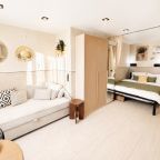 Студио (Для 1 - 4 гостей), Апартаменты Sun City Apartments на Нагорной 12