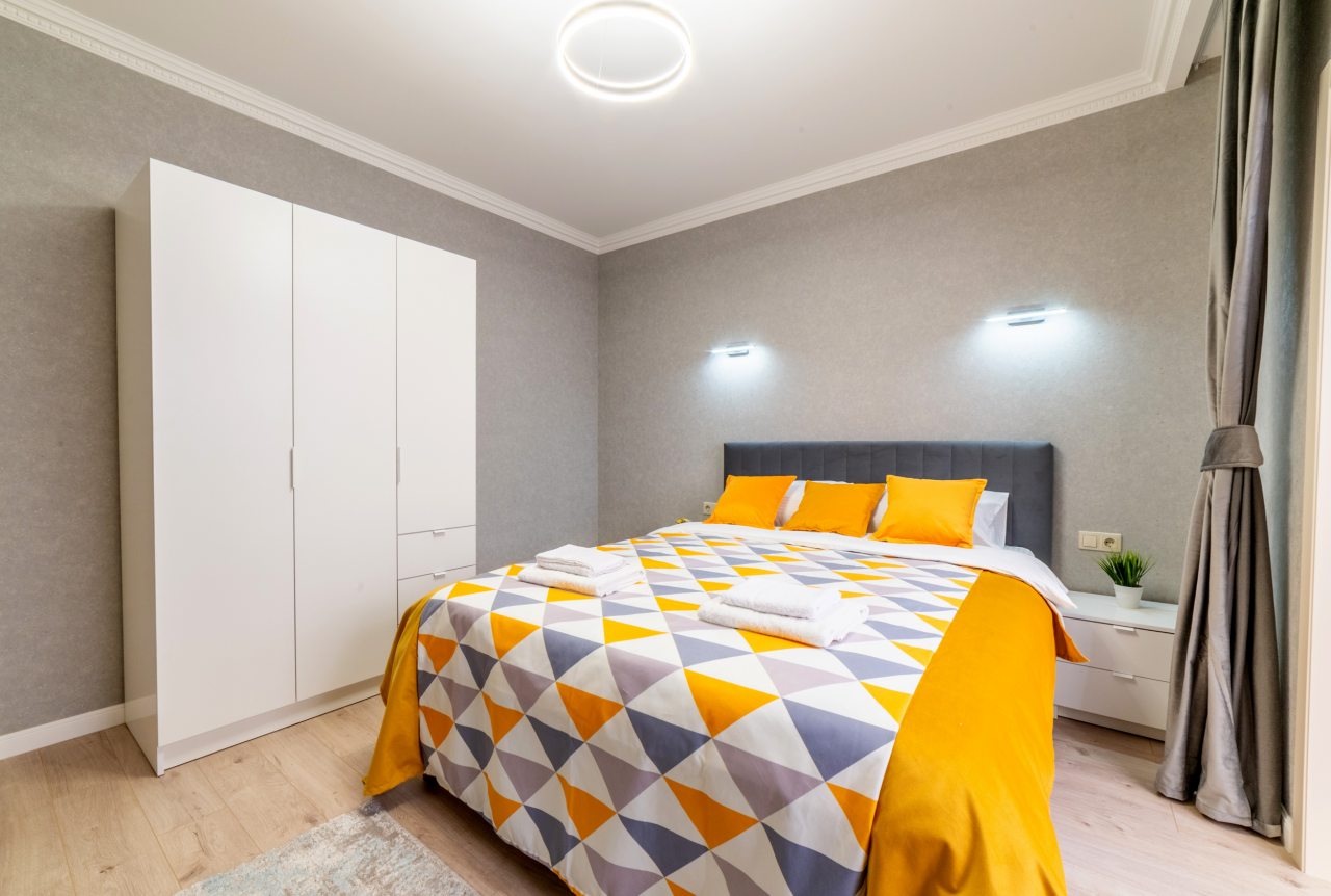 Люкс (Семейный 5 этаж), Апартаменты Sun City Apartments на Виноградной 2/3А