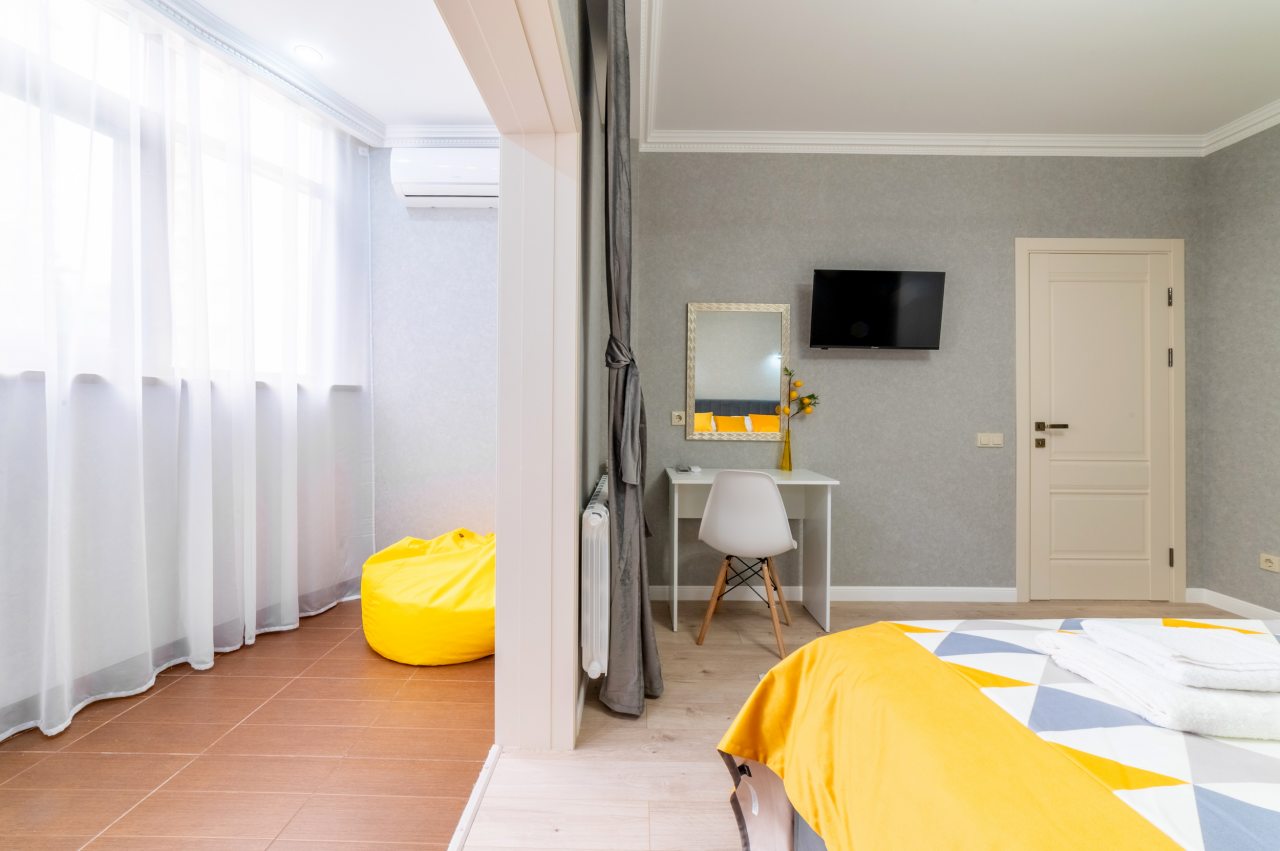 Люкс (Семейный 5 этаж), Апартаменты Sun City Apartments на Виноградной 2/3А