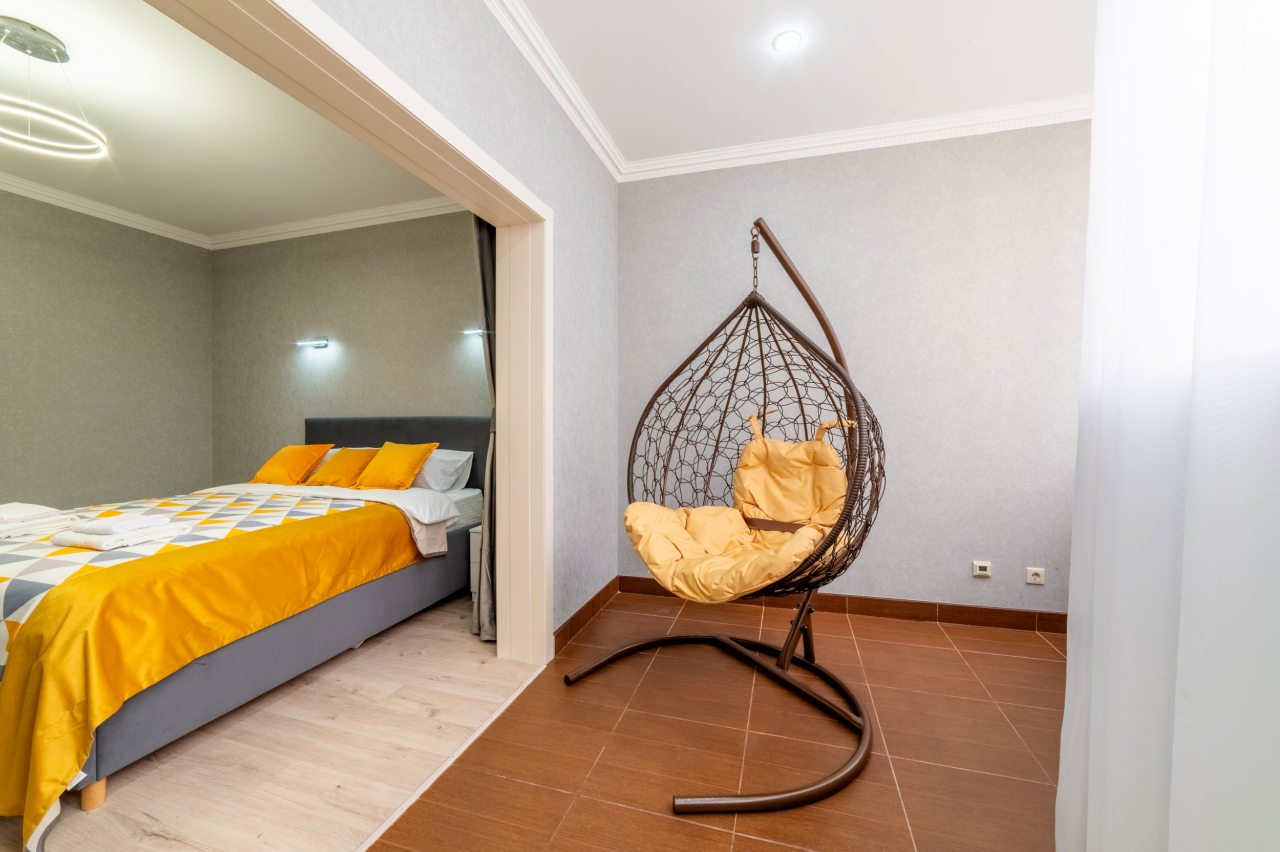 Люкс (Семейный 5 этаж), Апартаменты Sun City Apartments на Виноградной 2/3А