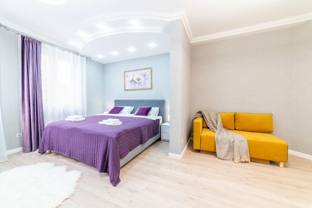 Люкс (Семейный 5 этаж), Апартаменты Sun City Apartments на Виноградной 2/3А