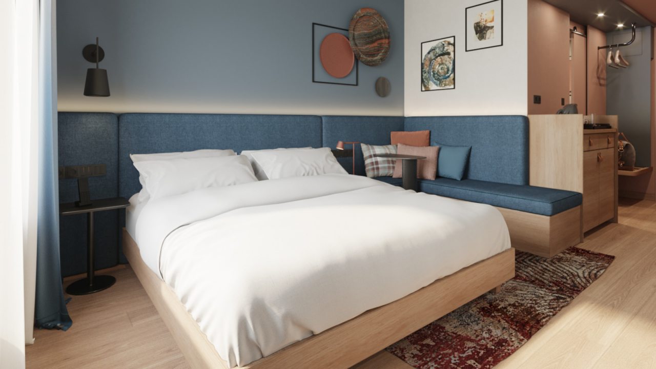 Двухместный (Стандартный номер с кроватью King-size и диваном), Отель Hampton by Hilton Perm