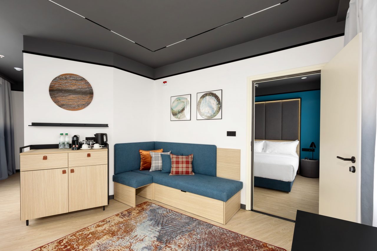 Двухместный (Люкс с видом на Каму), Отель Hampton by Hilton Perm