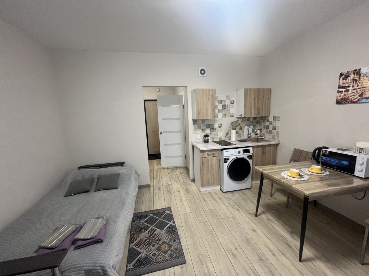 Квартира (Студия Жукова 18 а корпус 2), Апартаменты На улице Жукова