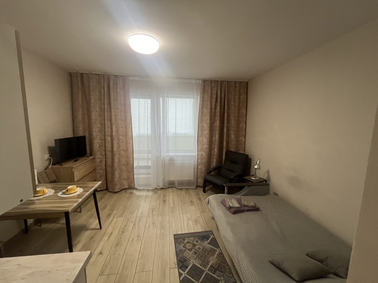 Квартира (Студия Жукова 18 а корпус 2), Апартаменты На улице Жукова