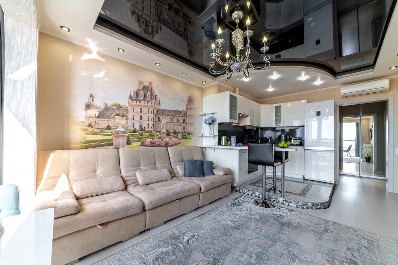 Люкс (С видом на город), Апартаменты Sun City Apatrments на Войкова 27