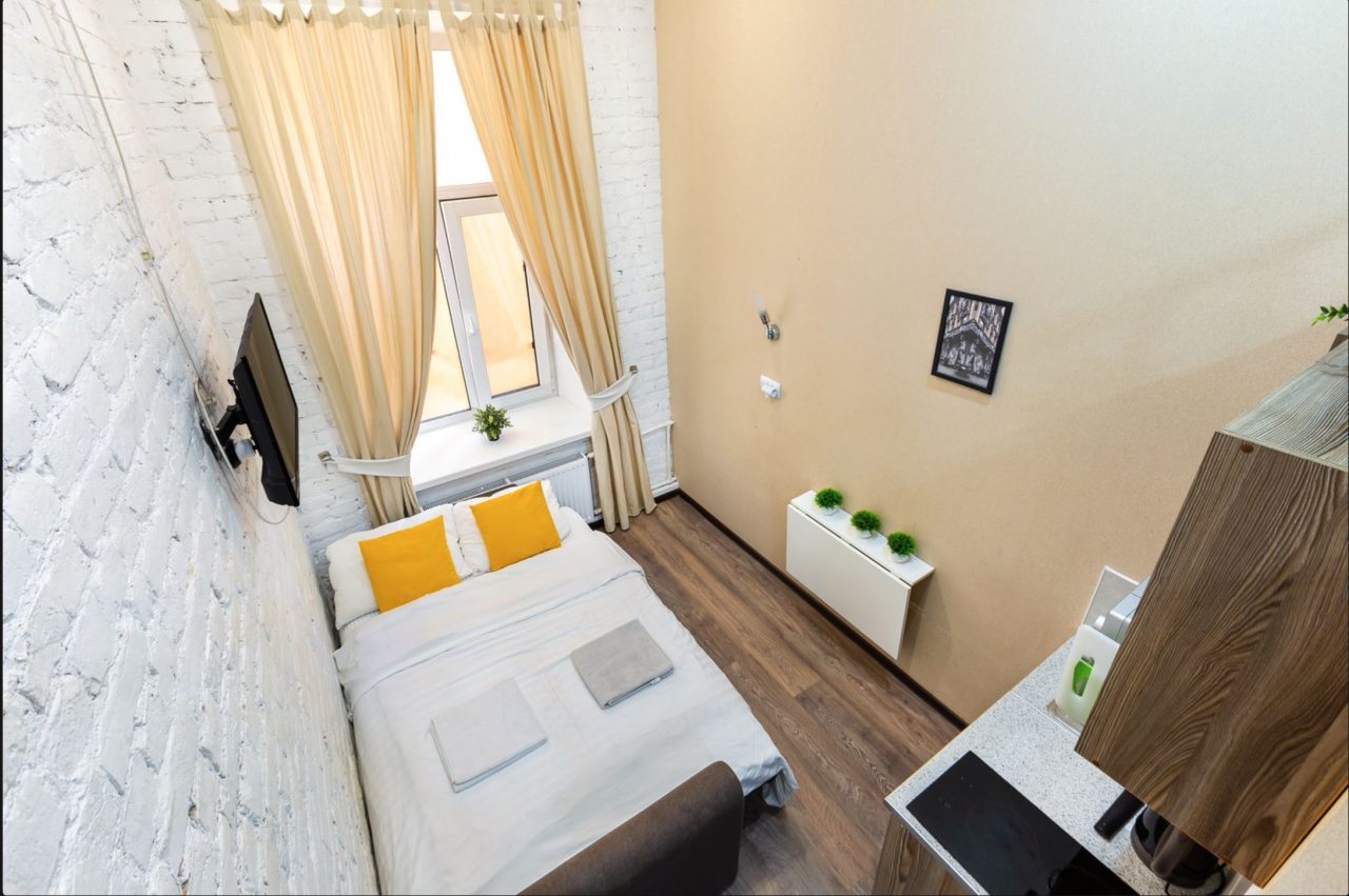 Студио (ROOMSTAY Большой 46 | Comfort studio #1), Апартаменты ROOMSTAY Большой 46