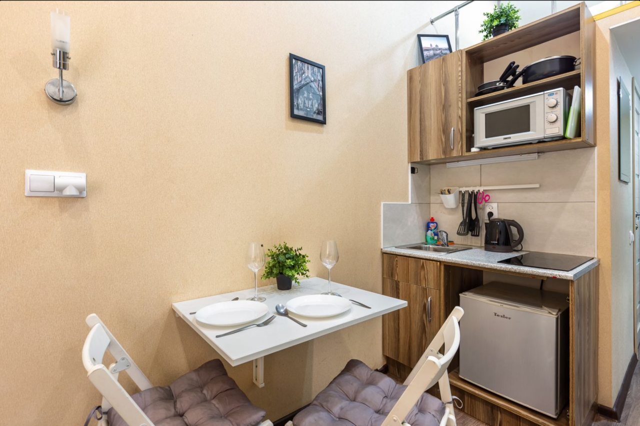 Студио (ROOMSTAY Большой 46 | Comfort studio #1), Апартаменты ROOMSTAY Большой 46