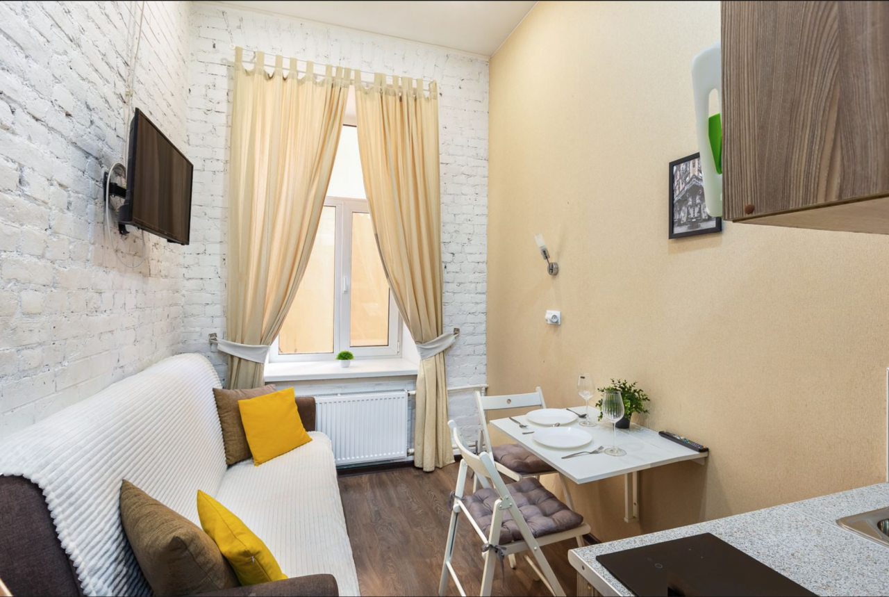 Студио (ROOMSTAY Большой 46 | Comfort studio #1), Апартаменты ROOMSTAY Большой 46
