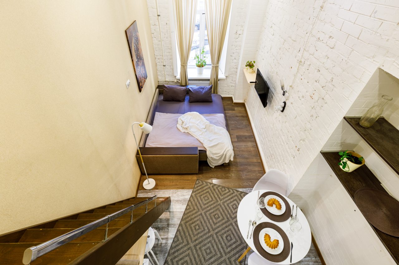 Люкс (ROOMSTAY Большой 46 | Deluxe с ванной studio #4), Апартаменты ROOMSTAY Большой 46
