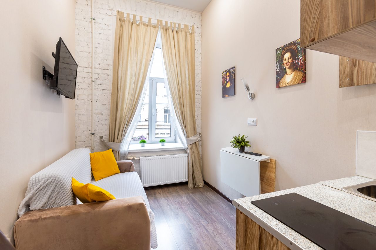 Апартаменты (ROOMSTAY Большой 46 | Comfort studio #5), Апартаменты ROOMSTAY Большой 46
