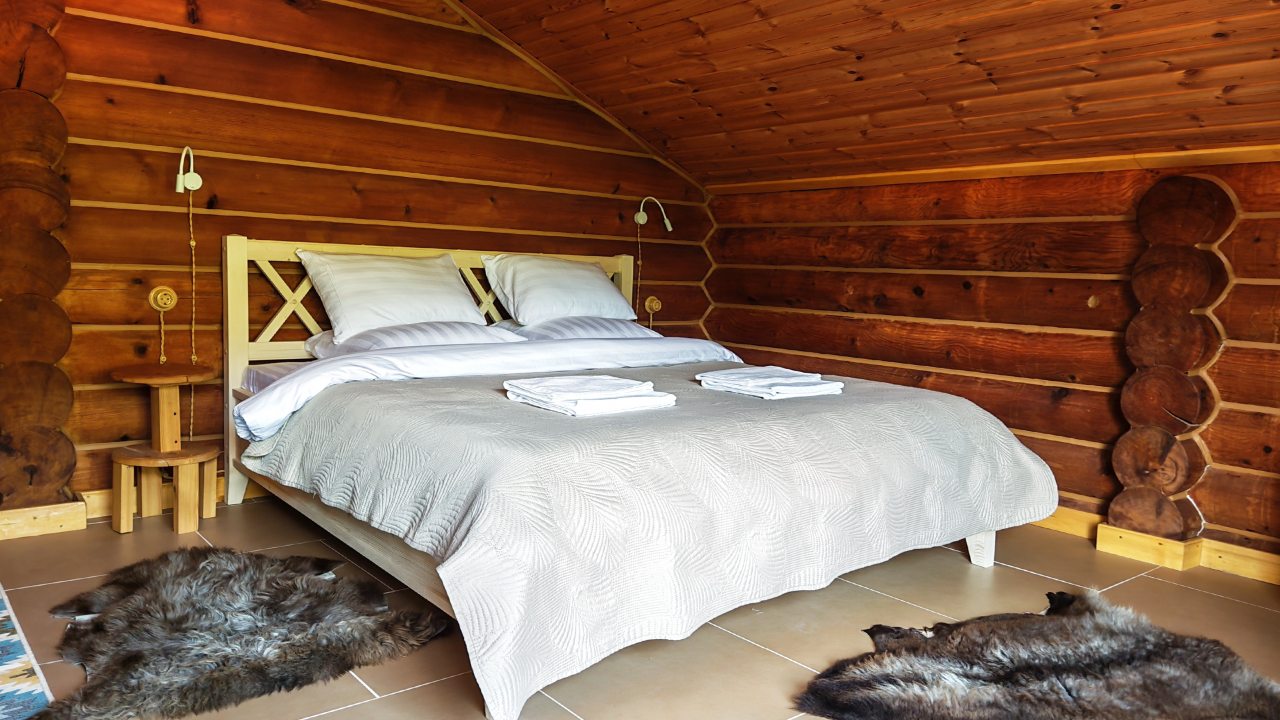 Люкс (Luxe*** Room с видом на горы и реку (к2R3)), Отель ЭКО отель в горах Алтая Шале Леший
