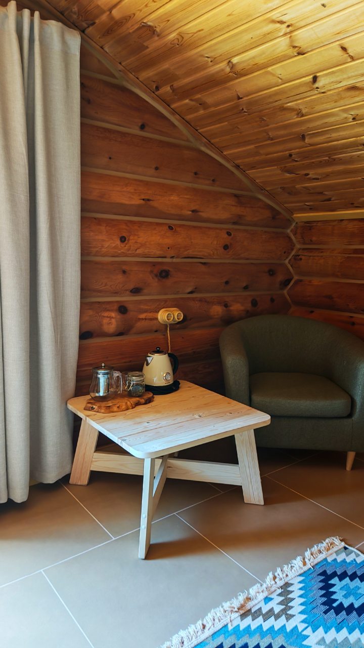 Люкс (Luxe*** Room с видом на горы и реку (к2R3)), Отель ЭКО отель в горах Алтая Шале Леший