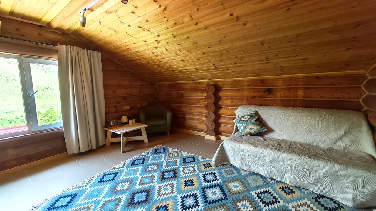 Люкс (Luxe*** Room с видом на горы и реку (к2R3)), Отель ЭКО отель в горах Алтая Шале Леший
