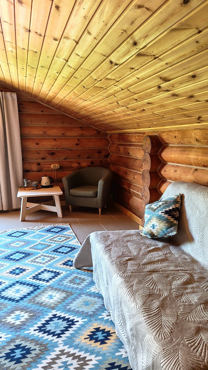 Люкс (Luxe*** Room с видом на горы и реку (к2R3)), Отель ЭКО отель в горах Алтая Шале Леший