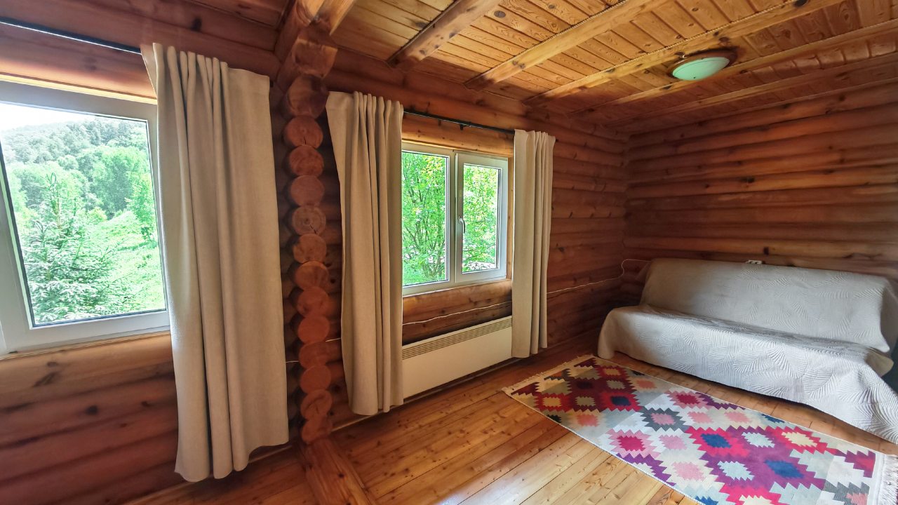 Делюкс (Deluxe*** Room cемейный большой с видом на горы и телевизором (к3R1)), Отель ЭКО отель в горах Алтая Шале Леший