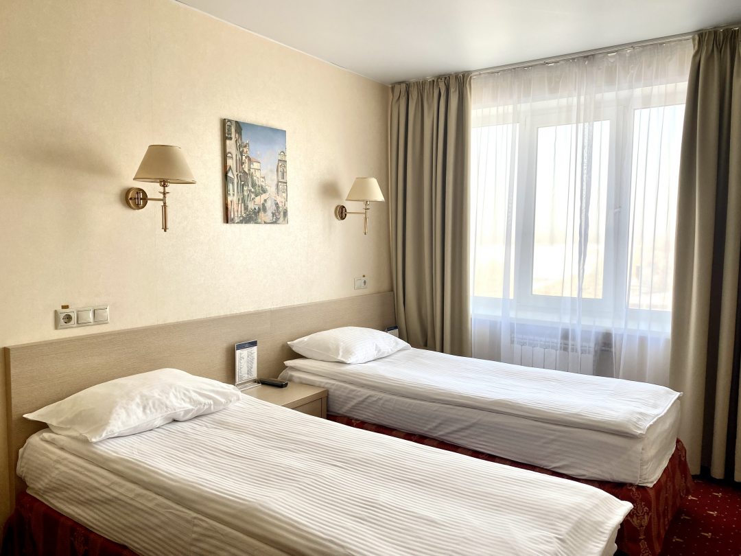 Двухместный (Стандарт с двумя раздельными кроватями) гостиницы AMAKS Сити Отель, Красноярск
