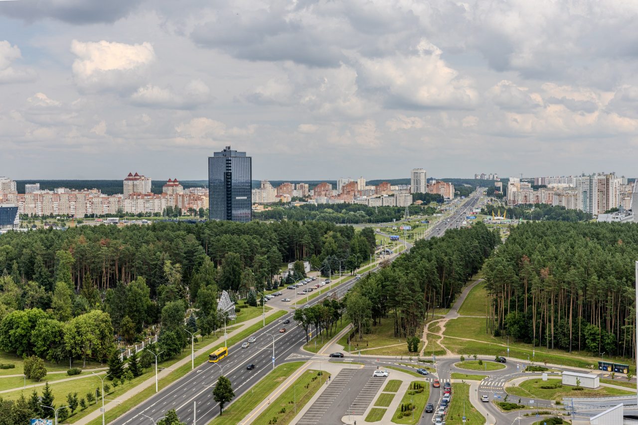 Вид на город