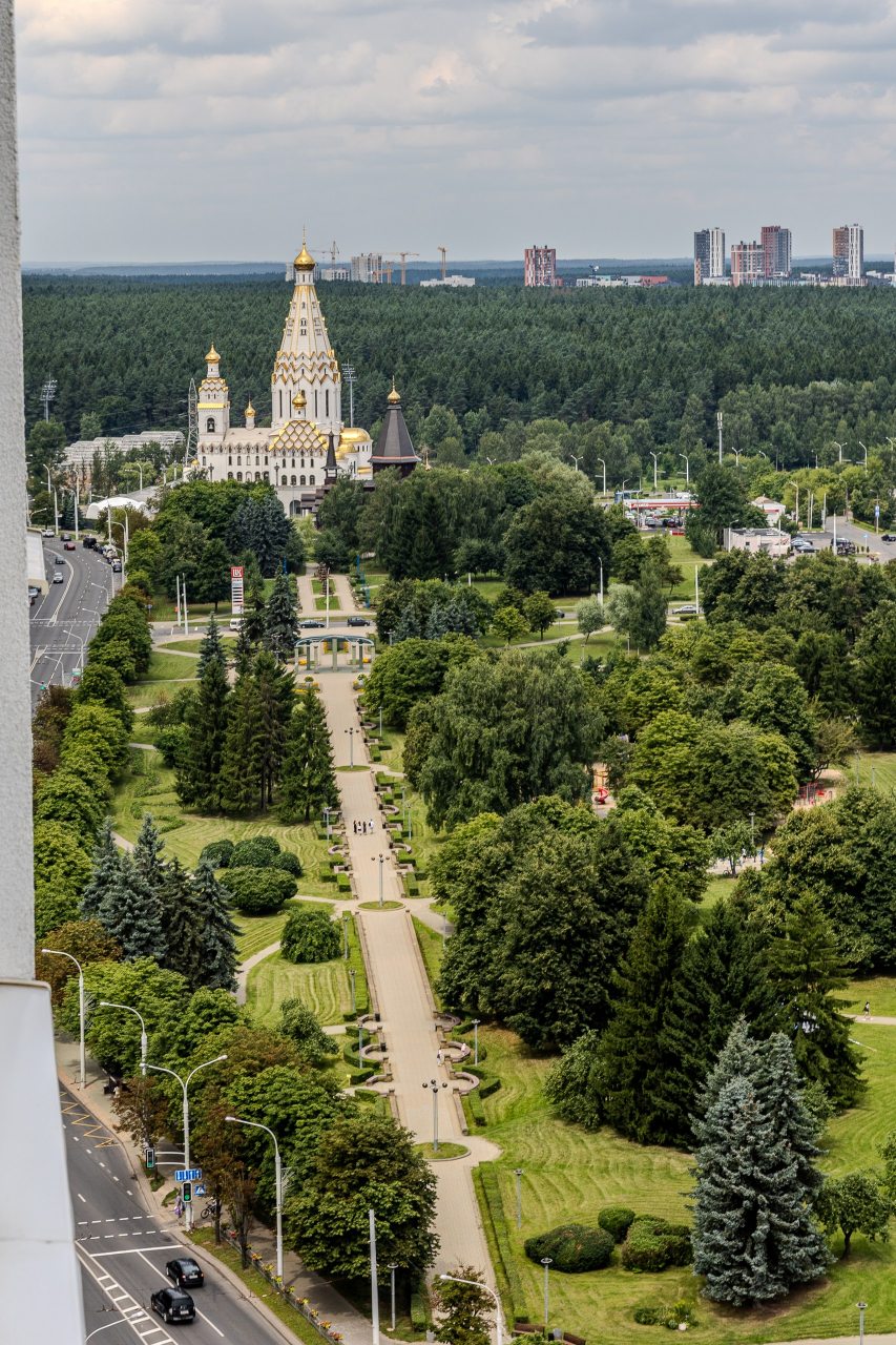 Вид на город