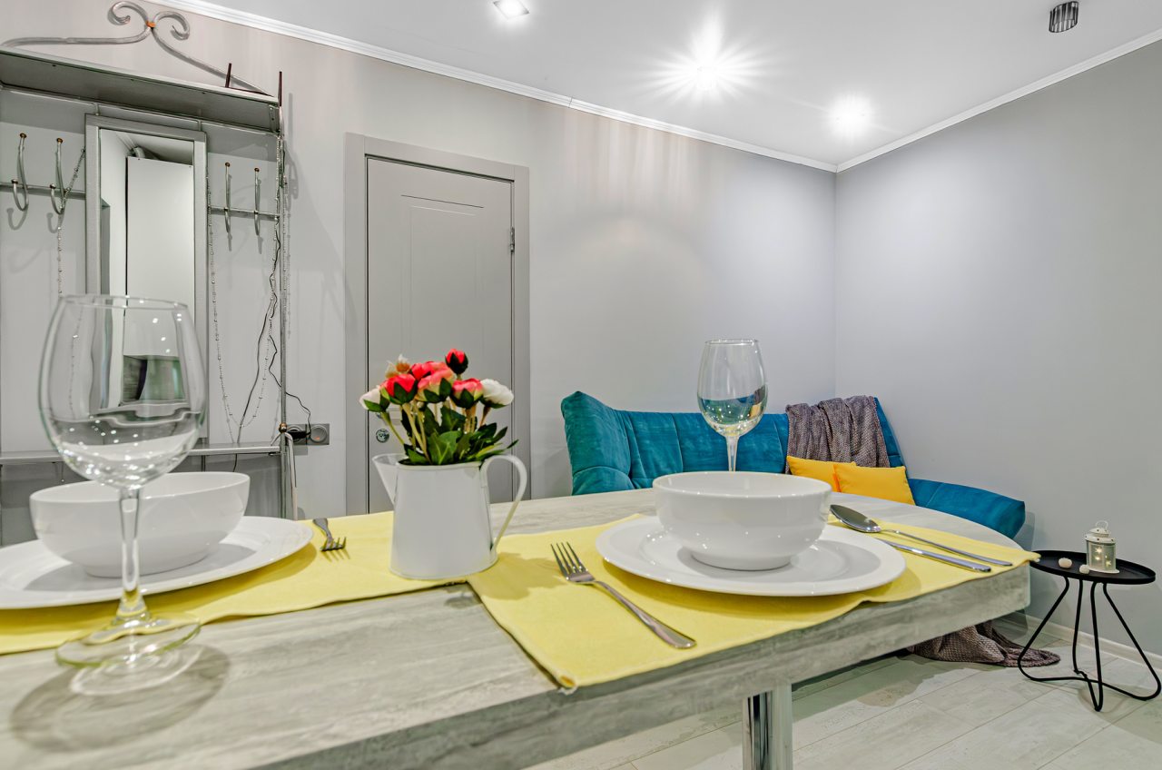 Четырехместный (В центре у метро Козья Слобода — Liberty Sity Apartments), Апартаменты Liberty Sity на Бондаренко