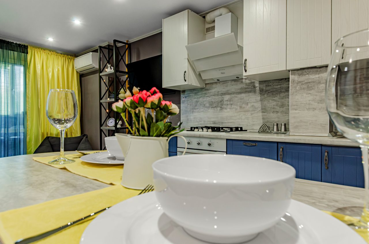 Четырехместный (В центре у метро Козья Слобода — Liberty Sity Apartments), Апартаменты Liberty Sity на Бондаренко