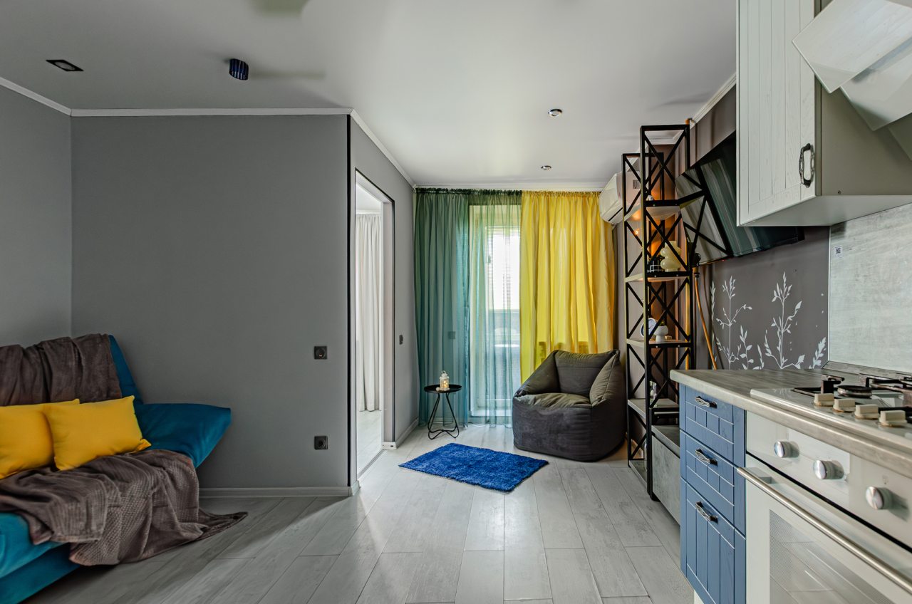 Четырехместный (В центре у метро Козья Слобода — Liberty Sity Apartments), Апартаменты Liberty Sity на Бондаренко