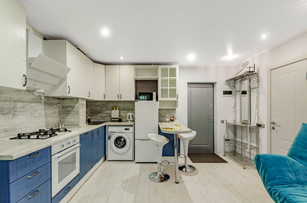 Четырехместный (В центре у метро Козья Слобода — Liberty Sity Apartments), Апартаменты Liberty Sity на Бондаренко