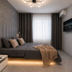 Двуспальная кровать 140 х 200 с ортопедическим матрасом.
