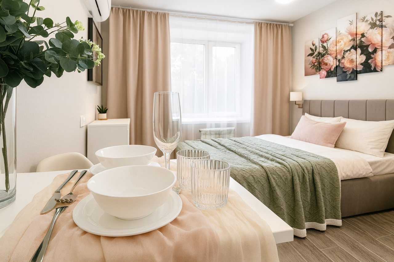 Апартаменты (Студия у ТРК Семья — Liberty Sity Apartments), Апартаменты Liberty Sity Apartments