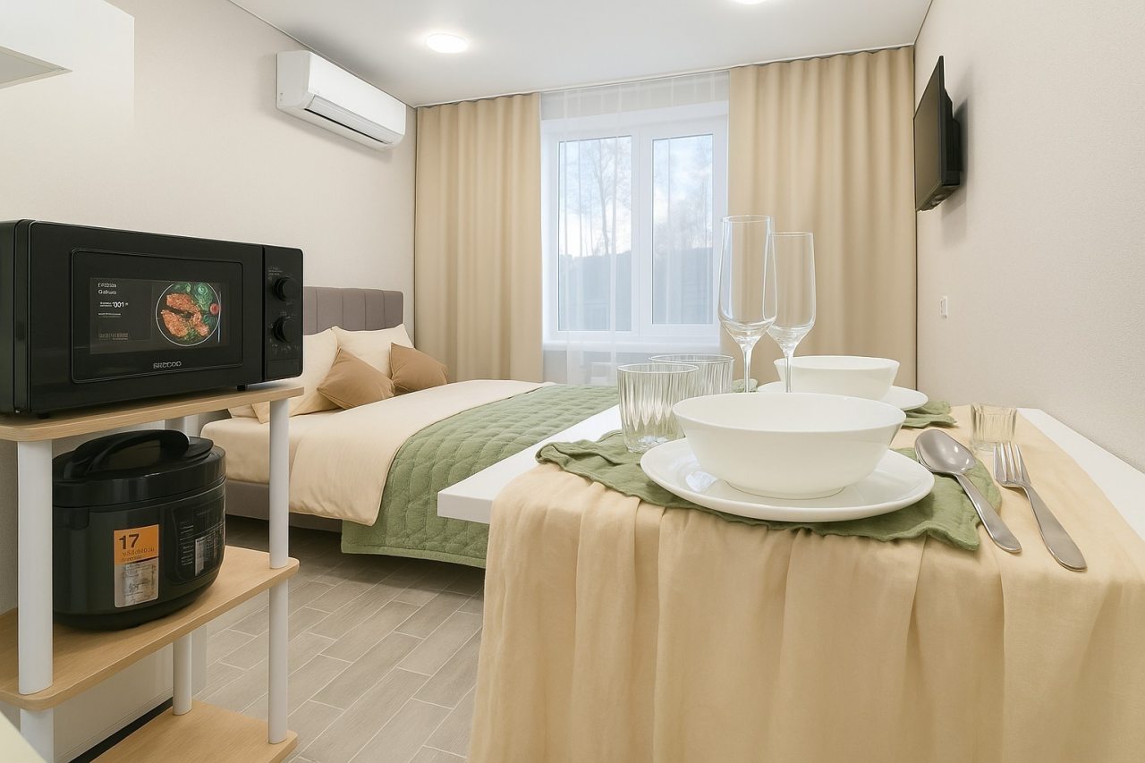 Улучшенный (Студия у проспекта Октября — Liberty Sity Apartments), Апартаменты Liberty Sity Apartments