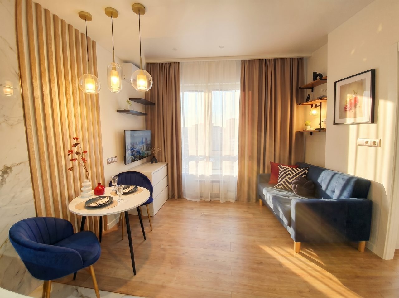 Апартаменты (Квартира с изолированной спальней 30 м², 2 кровати), Апартаменты Близко.Стрешнево