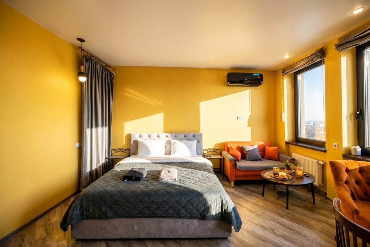 Апартаменты (Квартира-студия, 32 м², 2 кровати), Апартаменты Близко.Стрешнево
