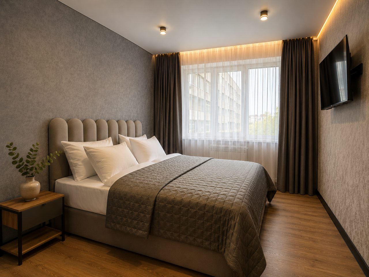 Апартаменты (ApartMari Стильная 3-комнатная квартира в центре Калининграда возле острова Канта), Апартаменты ApartMari на Октябрьской 27
