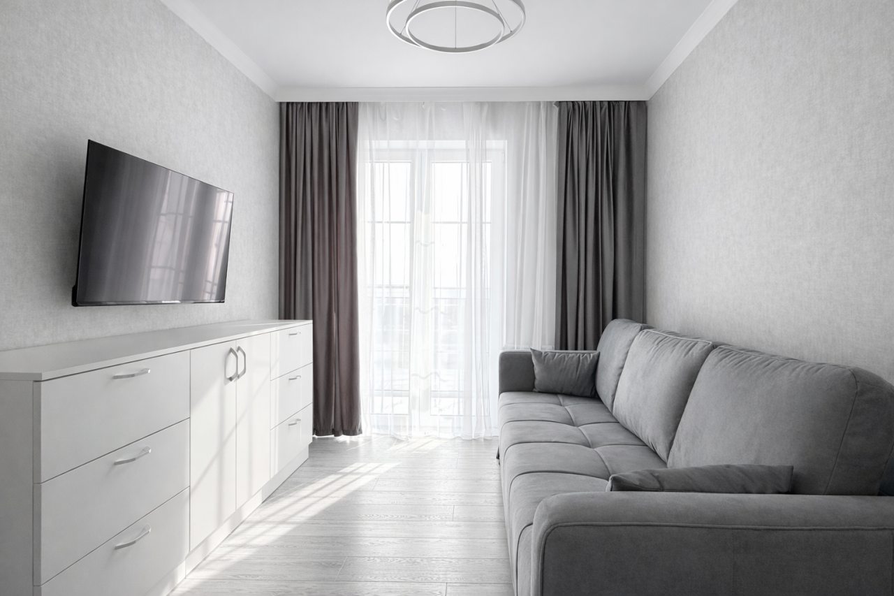 Апартаменты (ApartMari Шикарная 3-комнатная квартира на набережной реки в центре Калининграда), Апартаменты ApartMari на набережной Адмирала Трибуца 63