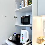 Люкс (Премиальные Моменты с французским окном, балконом и панорамой Сити с 12 этажа!), Апартаменты Моменты на Большой Филёвской