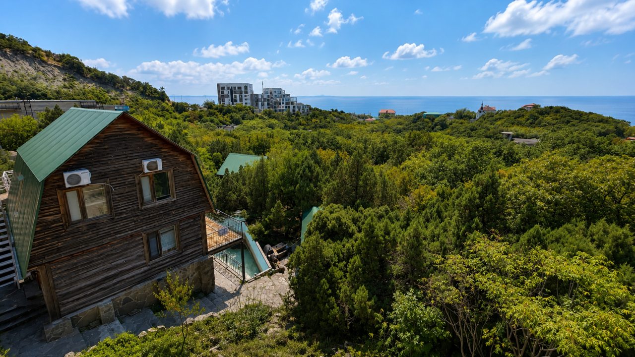 Трехместный (Комфорт с видом на море), Гостевой дом Рапсодия