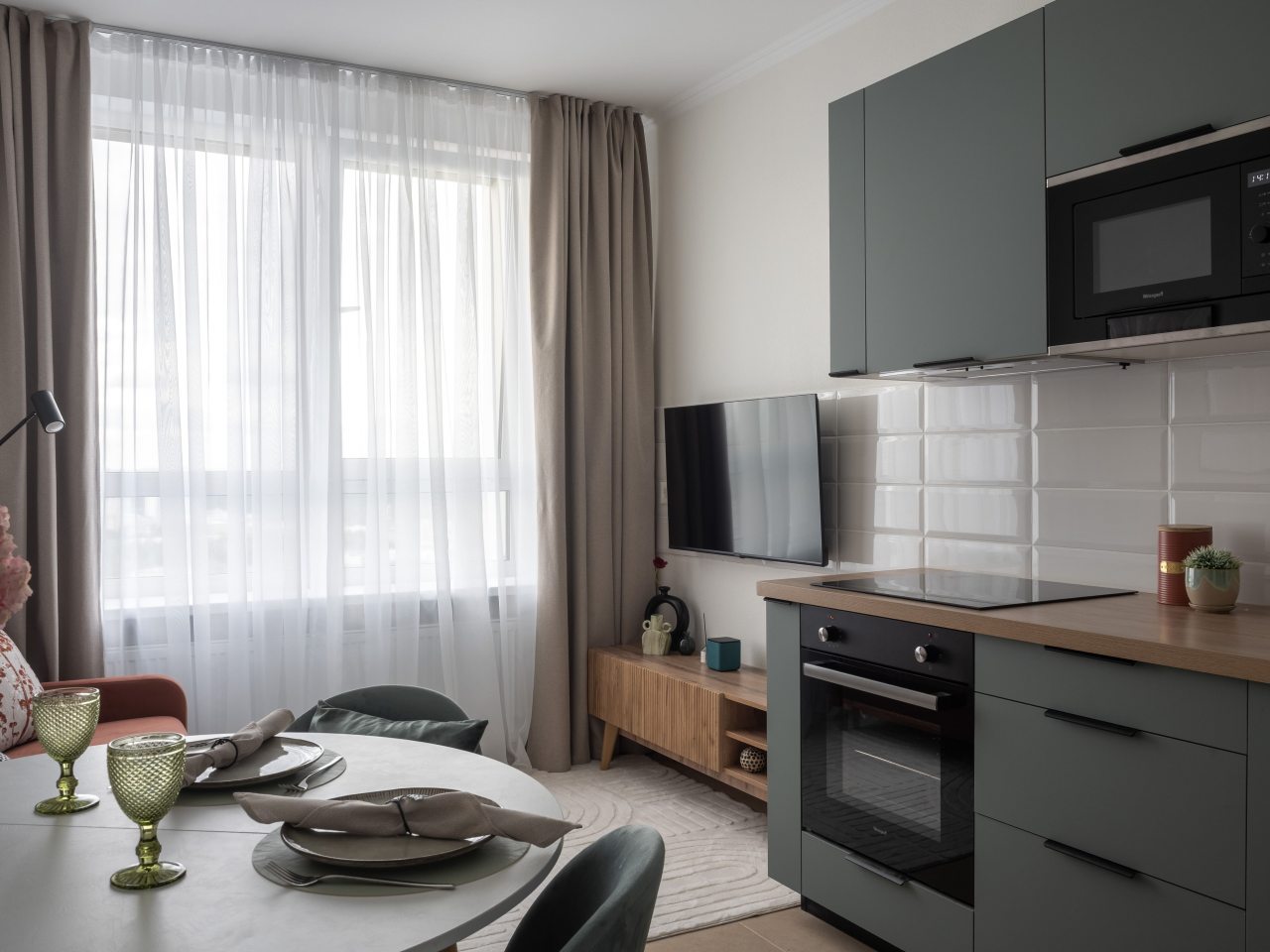 Квартира (Smart Apart видовая квартира 38 этаж рядом с Москва-Сити для 5 гостей), Апартаменты Smart Apart на Мукомольном