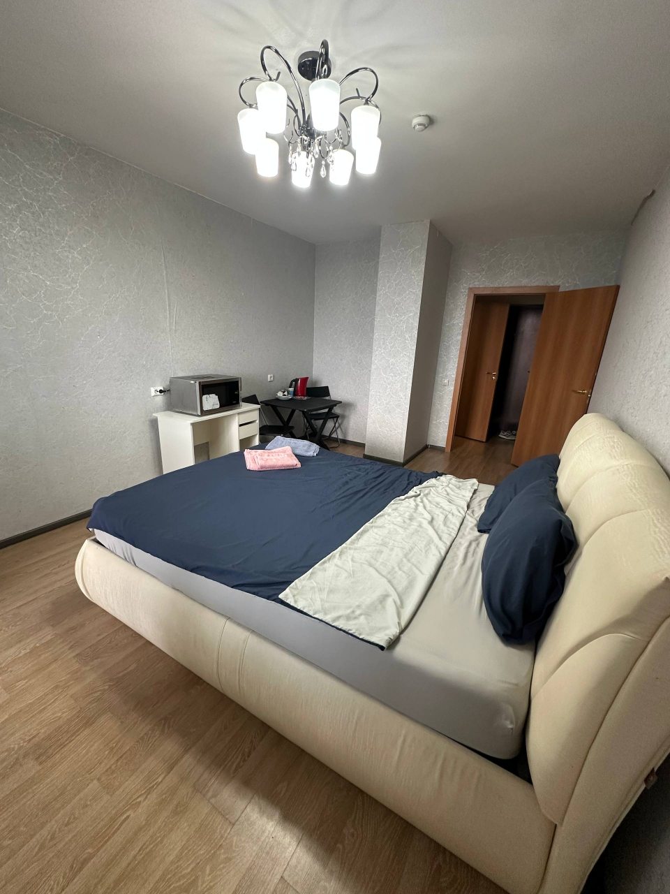Трёхместный и более (Квартира-студия, 30 м², 2 кровати), Апартаменты На проспекте Авиаторов Балтики