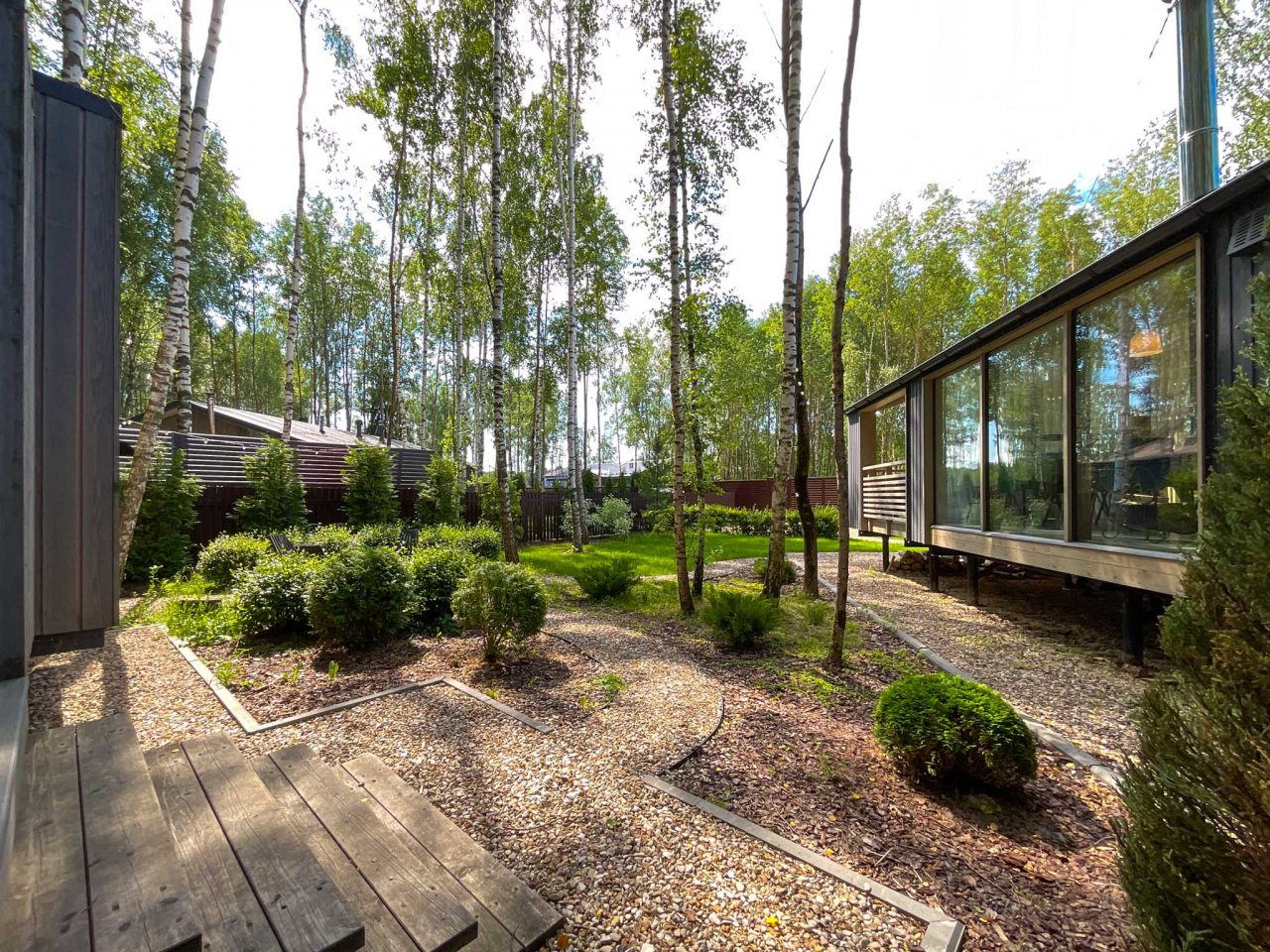 Коттедж (Дубль1 с панорамной сауной и купелью), Коттедж Дубль-дом в Green Forest Club