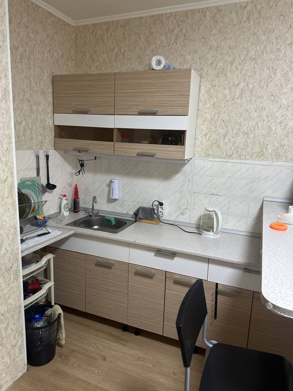 Трёхместный и более (Квартира-студия, 30 м², 2 кровати), Апартаменты На проспекте Авиаторов Балтики 17