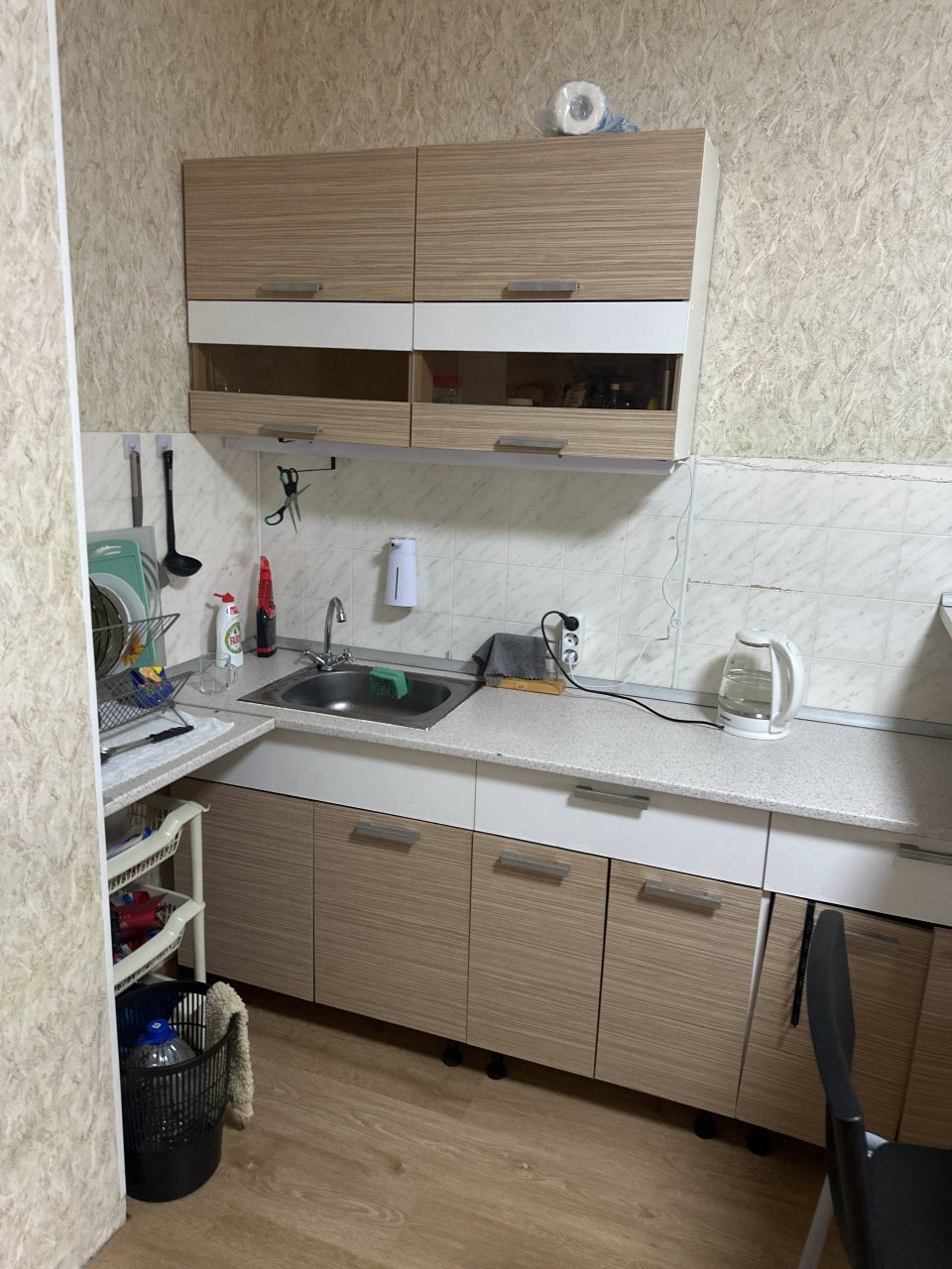 Трёхместный и более (Квартира-студия, 30 м², 2 кровати), Апартаменты На проспекте Авиаторов Балтики 17