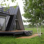 Коттедж (Афрейм с балконом и камином), Гостевой дом Woody Village Riverside