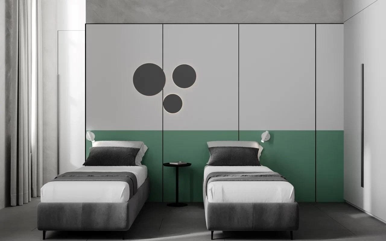Студио (С мини-кухней с двумя раздельными кроватями), Гостиница Greenfeel Уфа