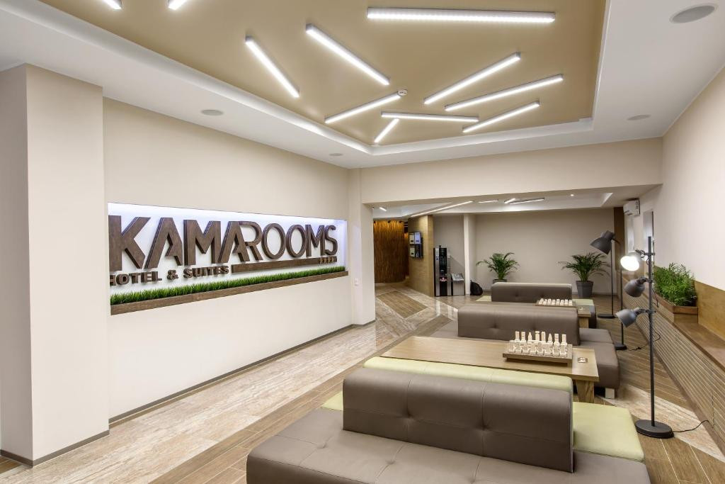 Лаундж-зона в отеле Kamarooms Business Hotel & Spa, Набережные Челны. Отель Kamarooms Business Hotel & Spa