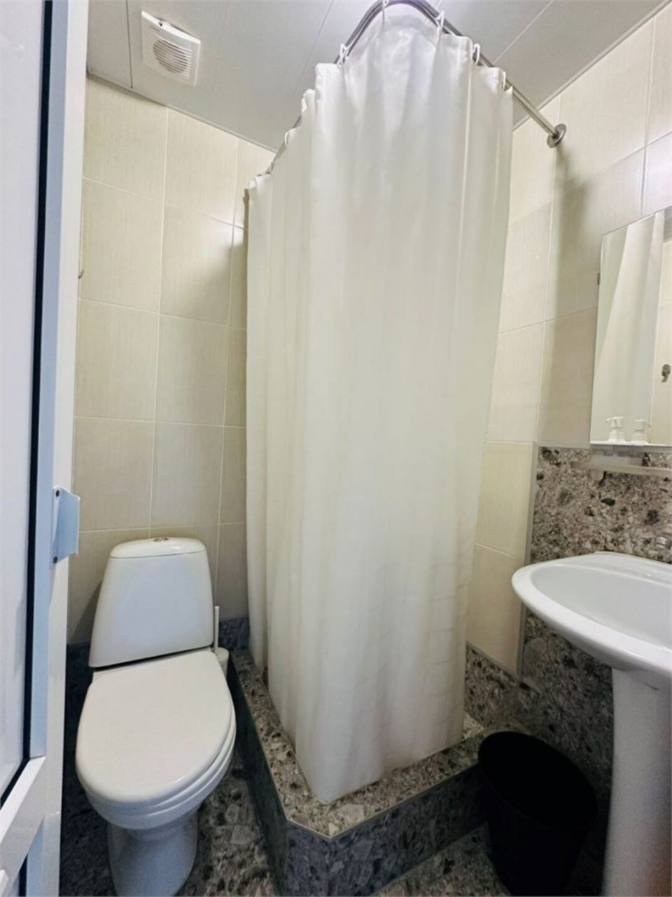 Двухместный (Номер с 2 раздельными кроватями и панорамным окном), Коттедж Палуба
