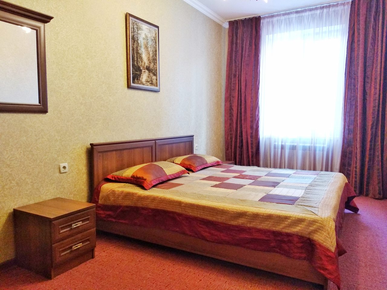 Двухместный (Комфорт с двумя кроватями) гостиницы Салам, Терскол